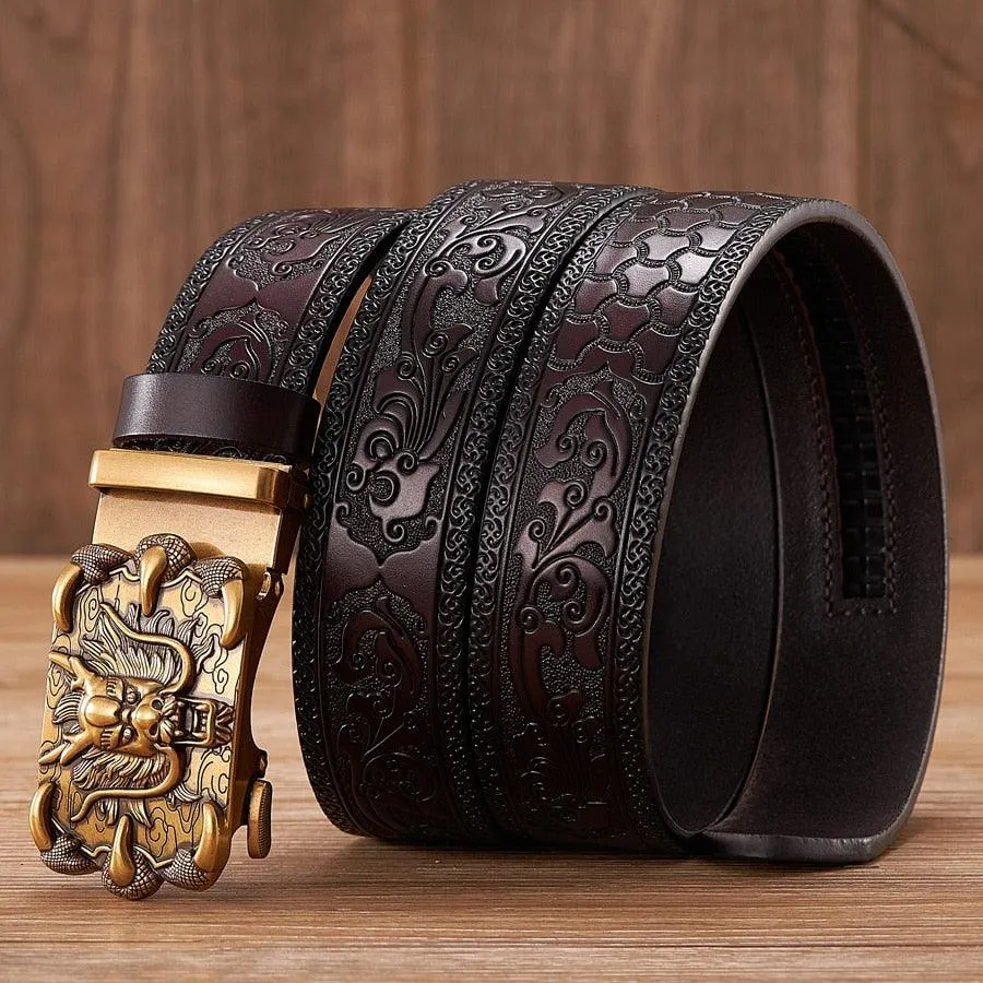 Embossing Retro Male Belt