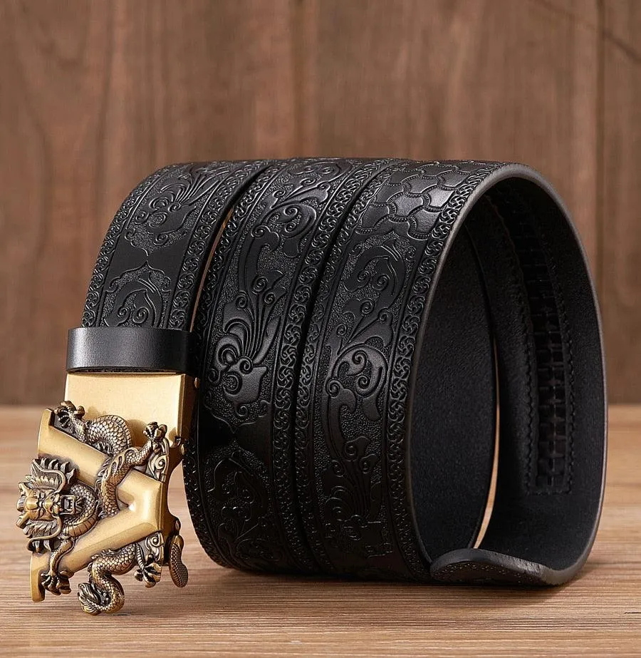 Embossing Retro Male Belt