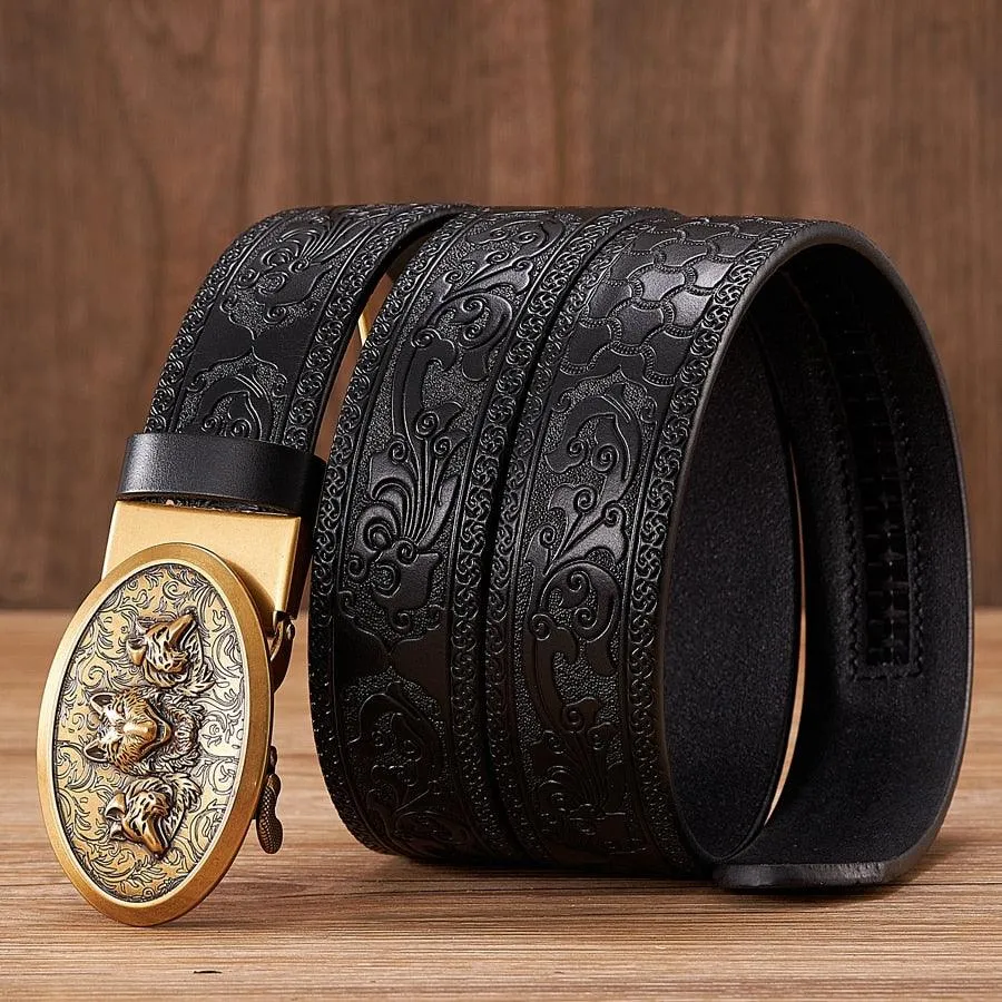 Embossing Retro Male Belt