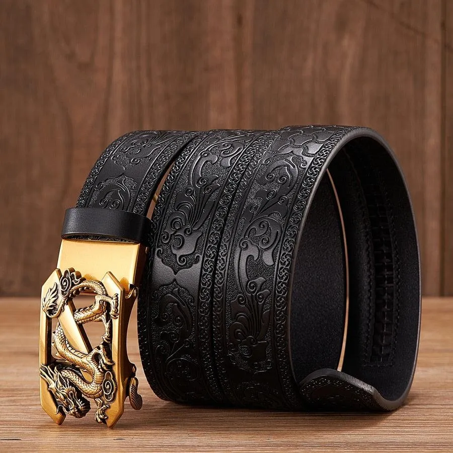 Embossing Retro Male Belt