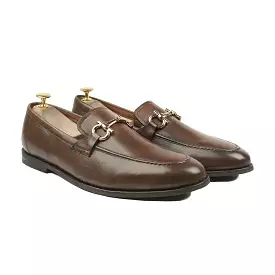 ESSEN - BROWN PATINA LOAFER