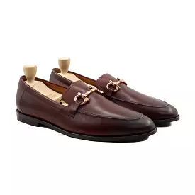 Essen - Men's Oxblood Calf Leather Loafer