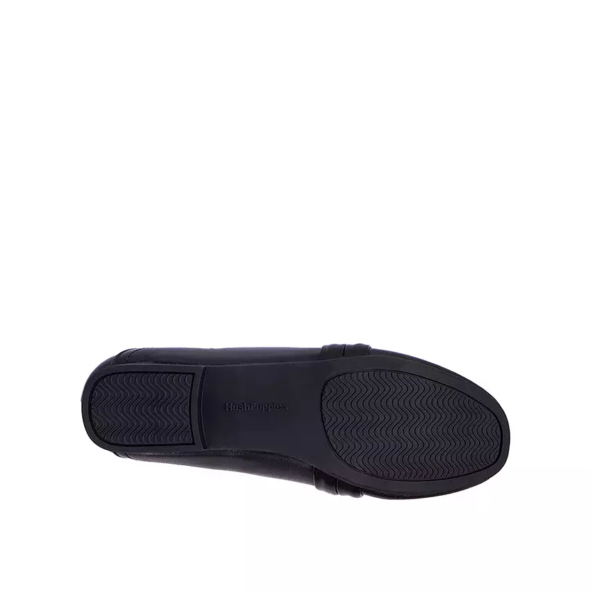 Essence Bit Loafer Women's Shoes - Black Leather