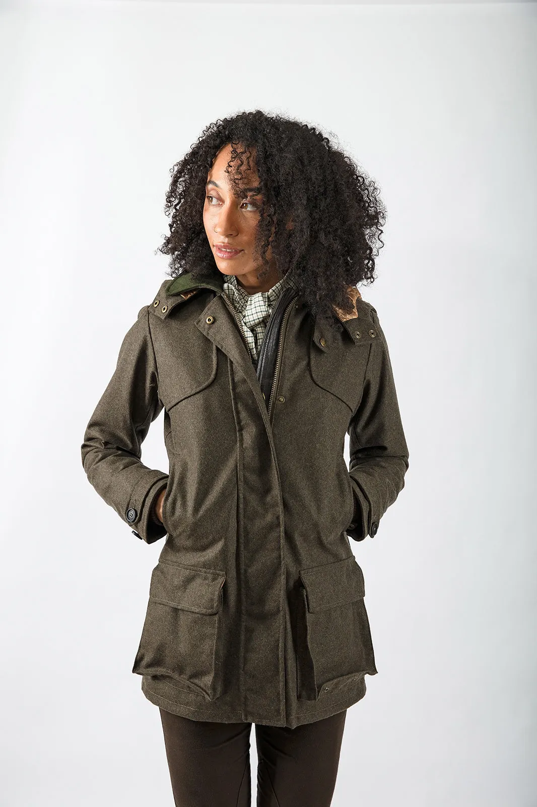 Field Coat in Forest Green