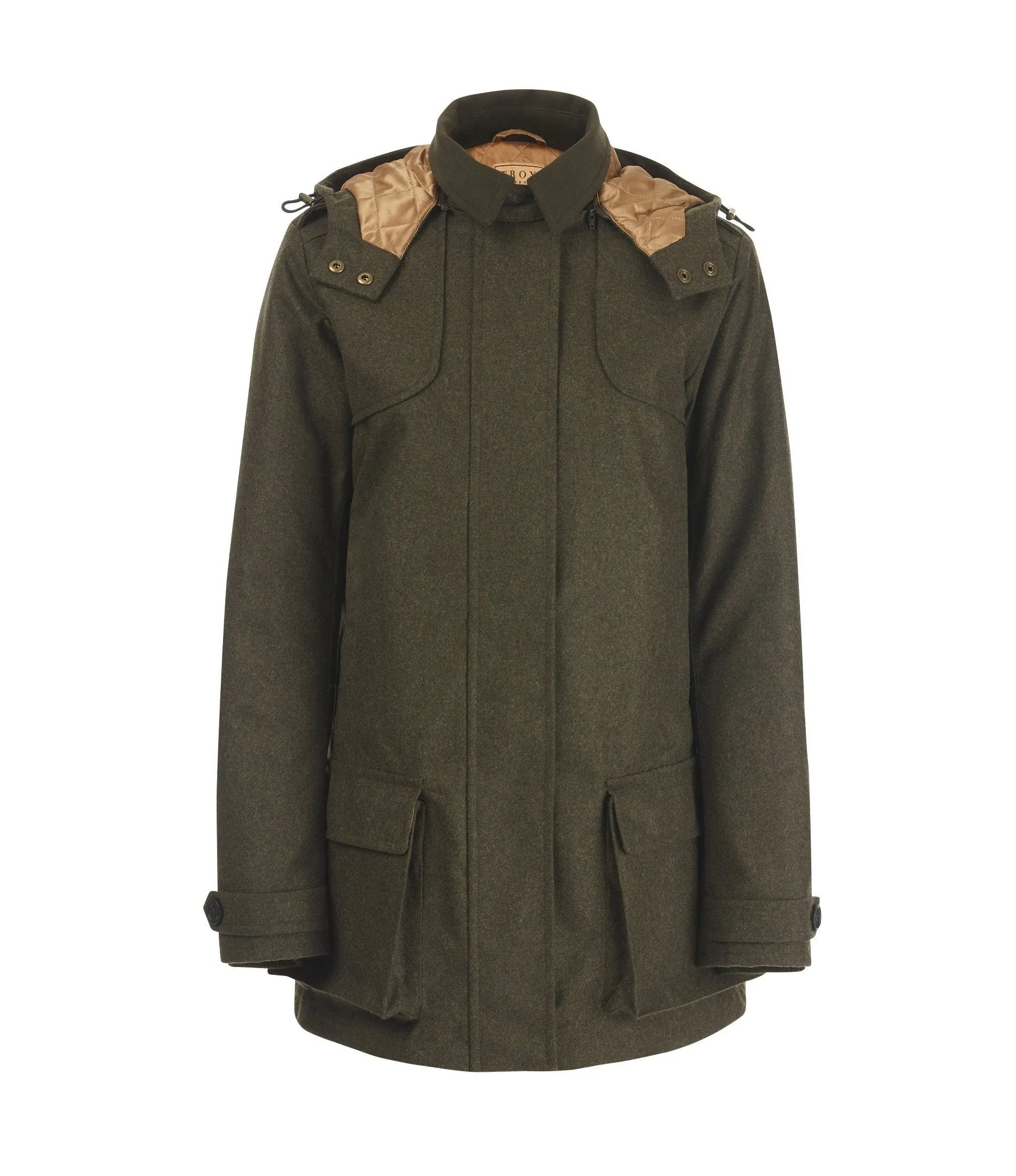 Field Coat in Forest Green