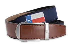 Hampton Texas Flag, 1 3/8 Strap, Golf Ribbon Belt