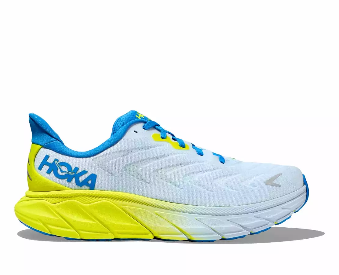 'HOKA' Men's Arahi 6 - Ice Water / Evening Primrose