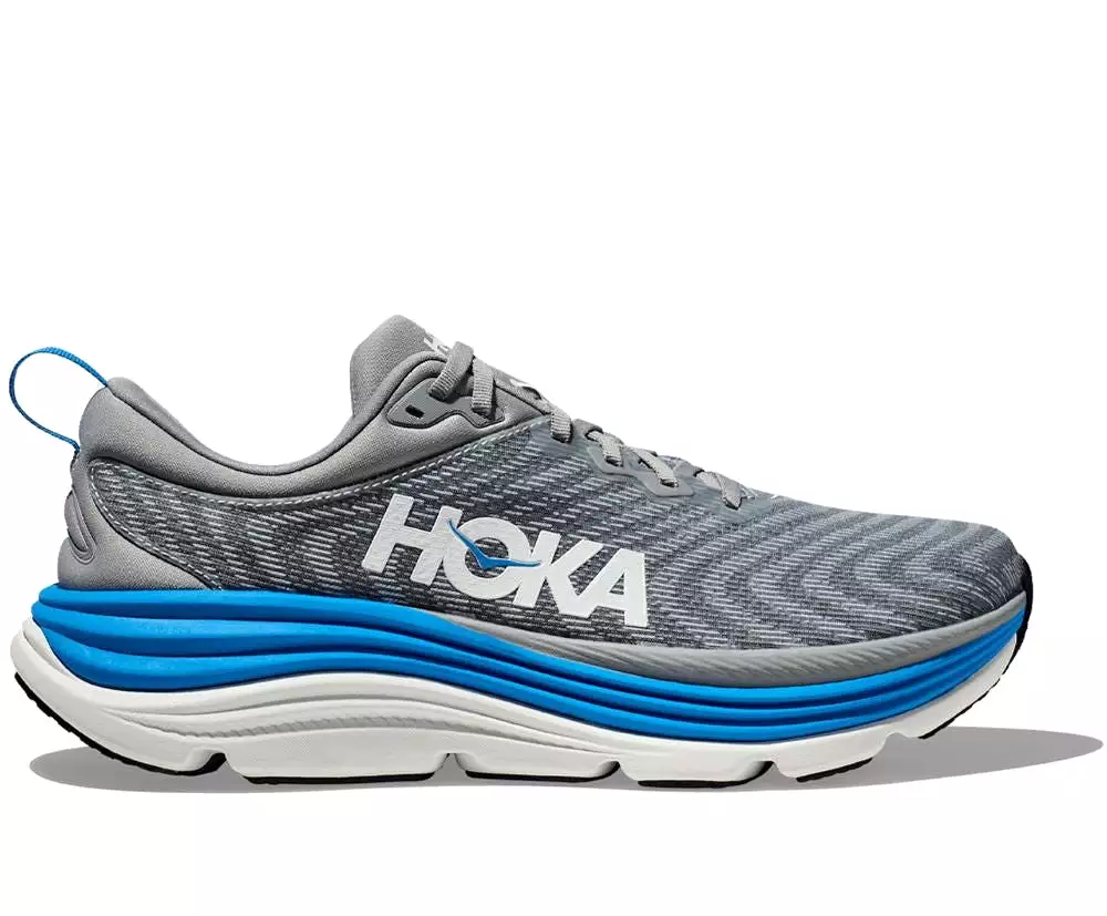 'HOKA' Men's Gaviota 5 - Limestone / Diva Blue