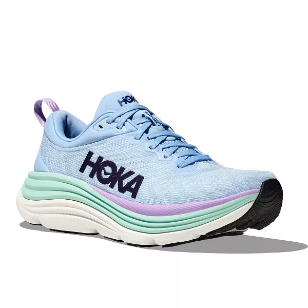 HOKA Women's Gaviota 5 Wide Airy Blue/Sunlit Ocean