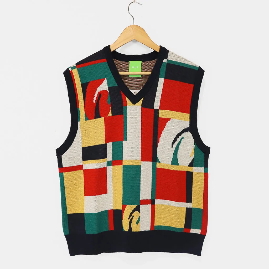 Huf - Sloane Knitted Sweater Vest - Multi