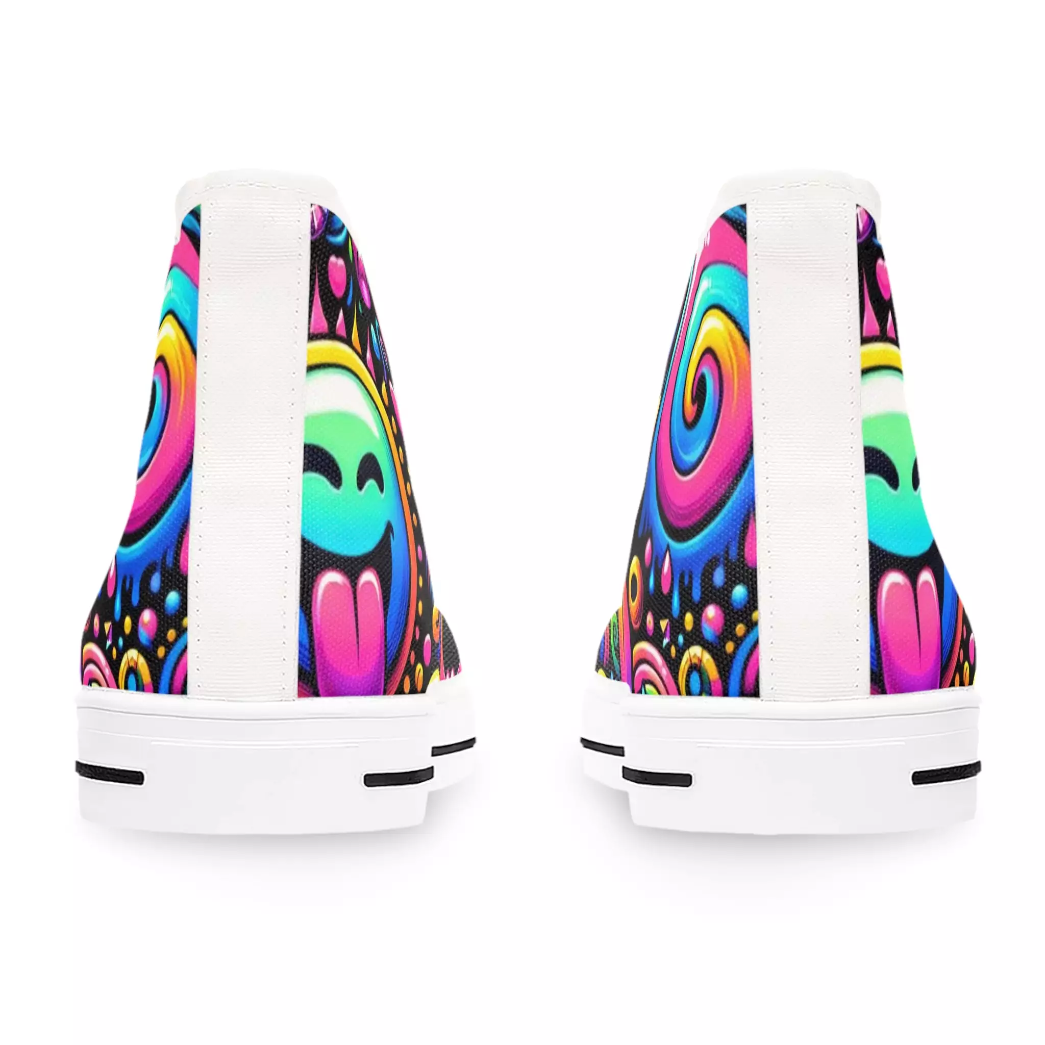 Hyper Groove Women's High Top Canvas Rave Sneakers