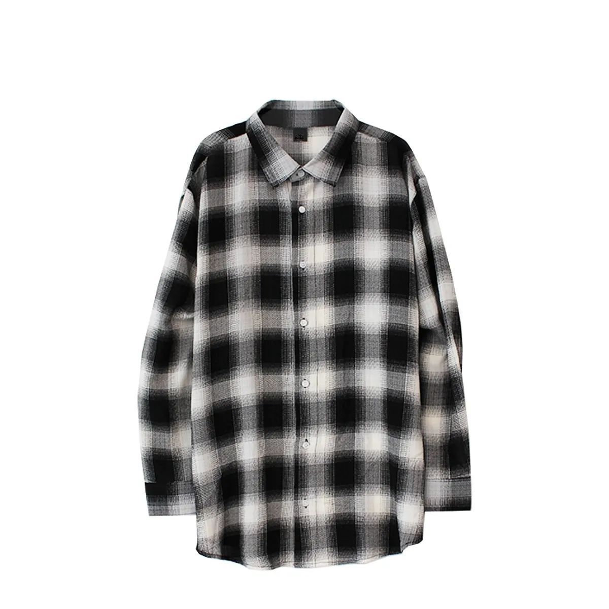 IONSEOUL  |Other Plaid Patterns Unisex Street Style Long Sleeves