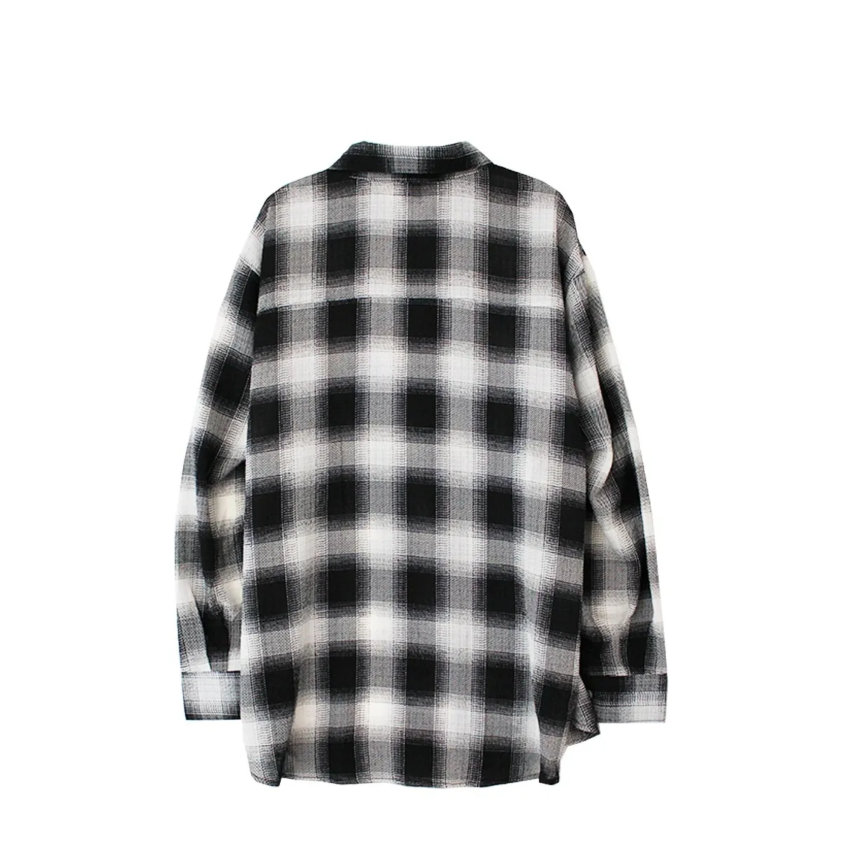 IONSEOUL  |Other Plaid Patterns Unisex Street Style Long Sleeves