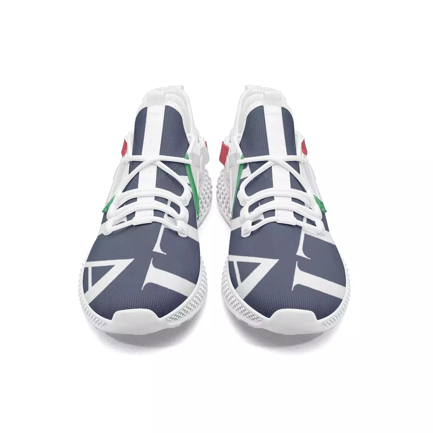 Italia Net Mesh Knit Sneakers Navy - men/women sizes