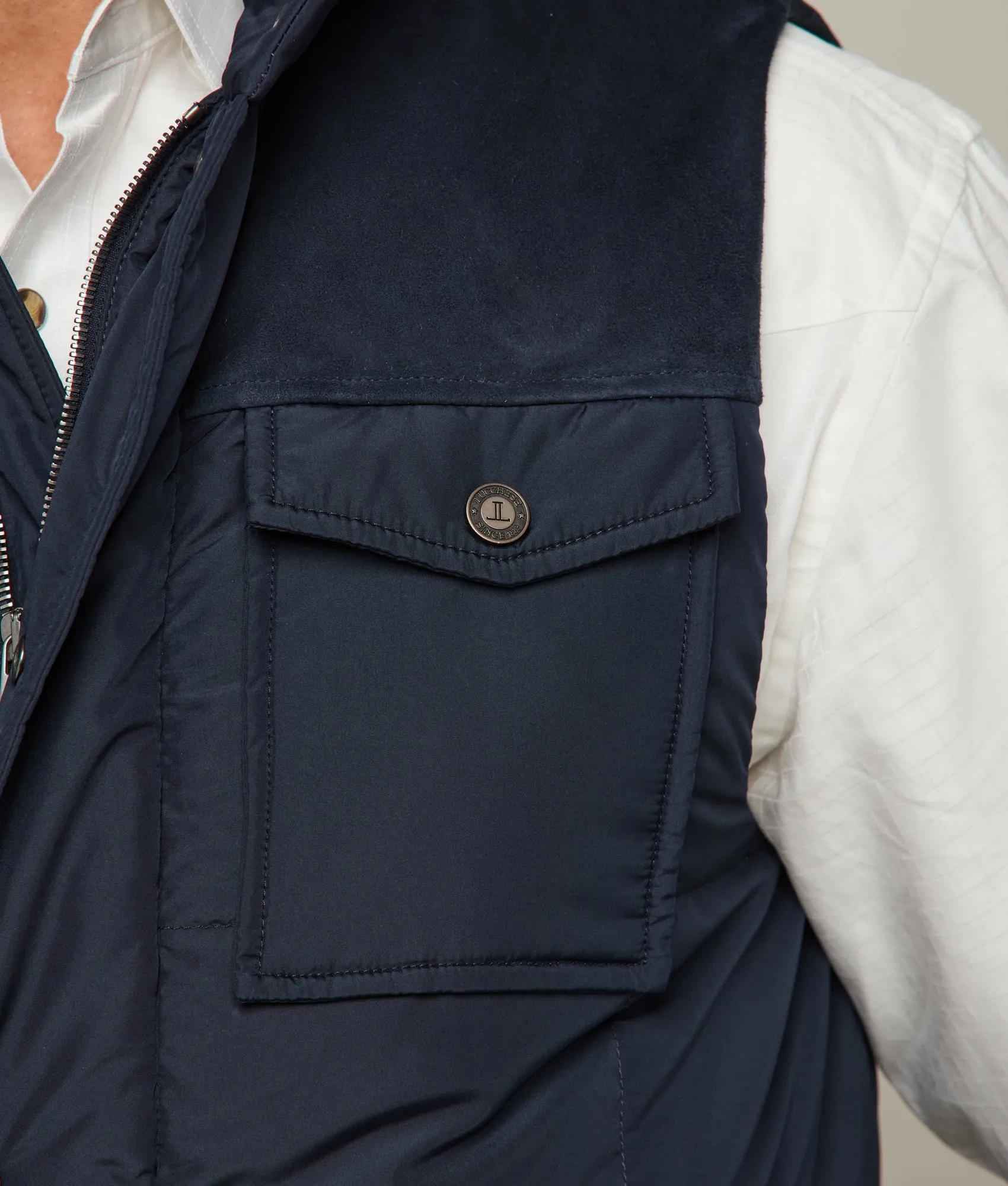 John Puffer Vest :: Navy