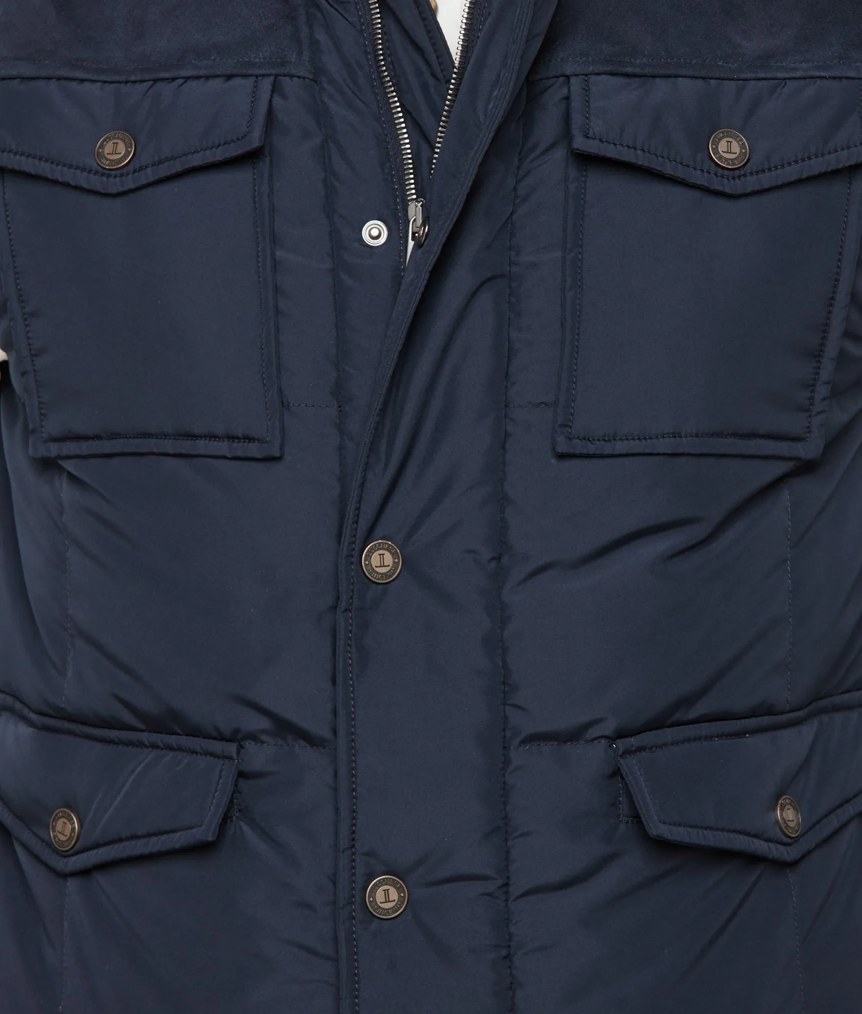 John Puffer Vest :: Navy