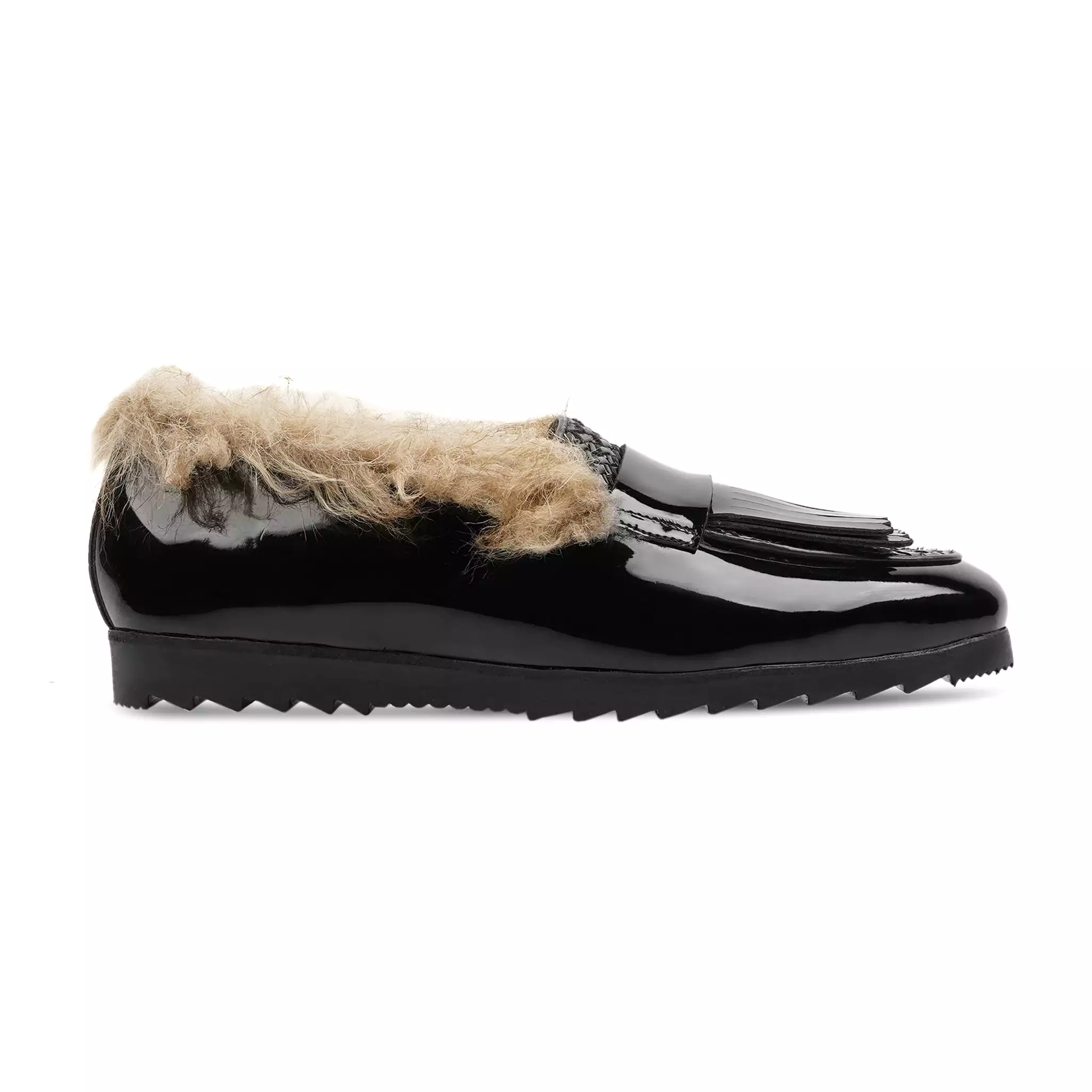 Kenosha - Ladies Black Patent Leather Loafer