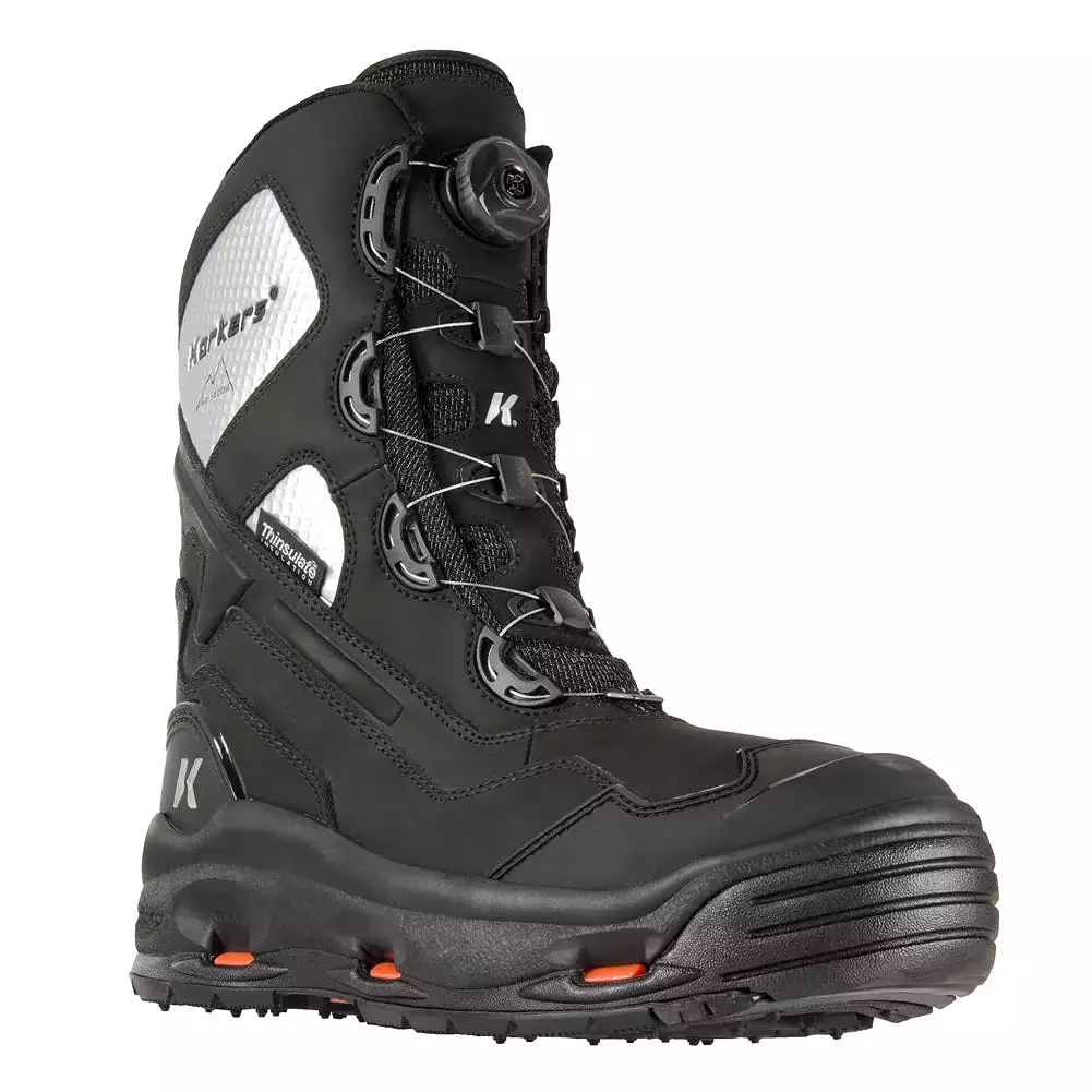 'Korker's Men's 12 Polar Vortex 1200GR Insulated WP Winter Boot - Black