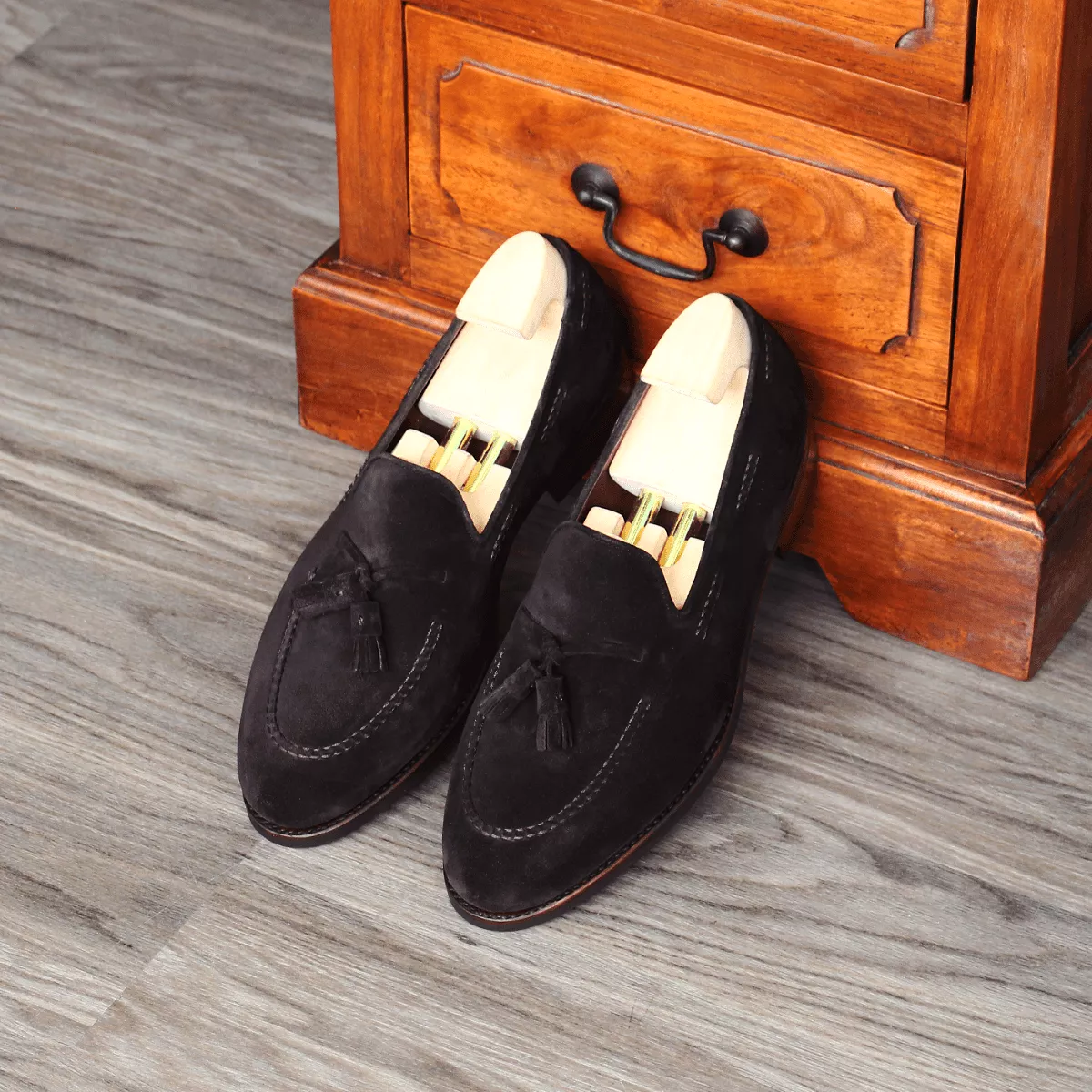 LANCASTER Loafer Dark Brown Suede