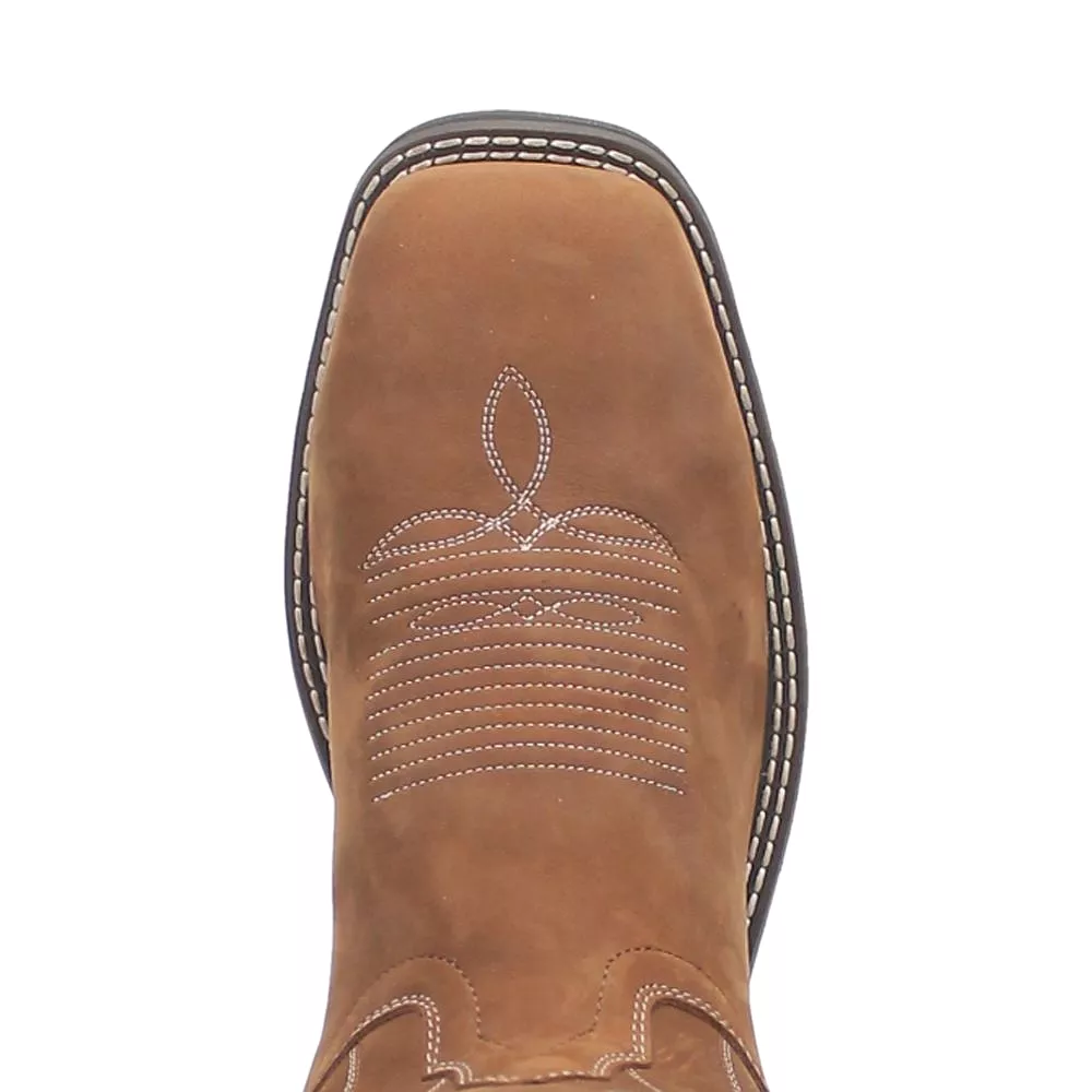 'Laredo' Men's 11 Decker Western Square Steel Toe -  Brown