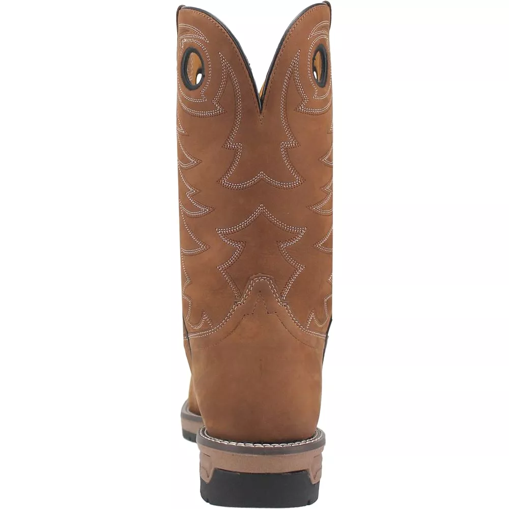 'Laredo' Men's 11 Decker Western Square Steel Toe -  Brown