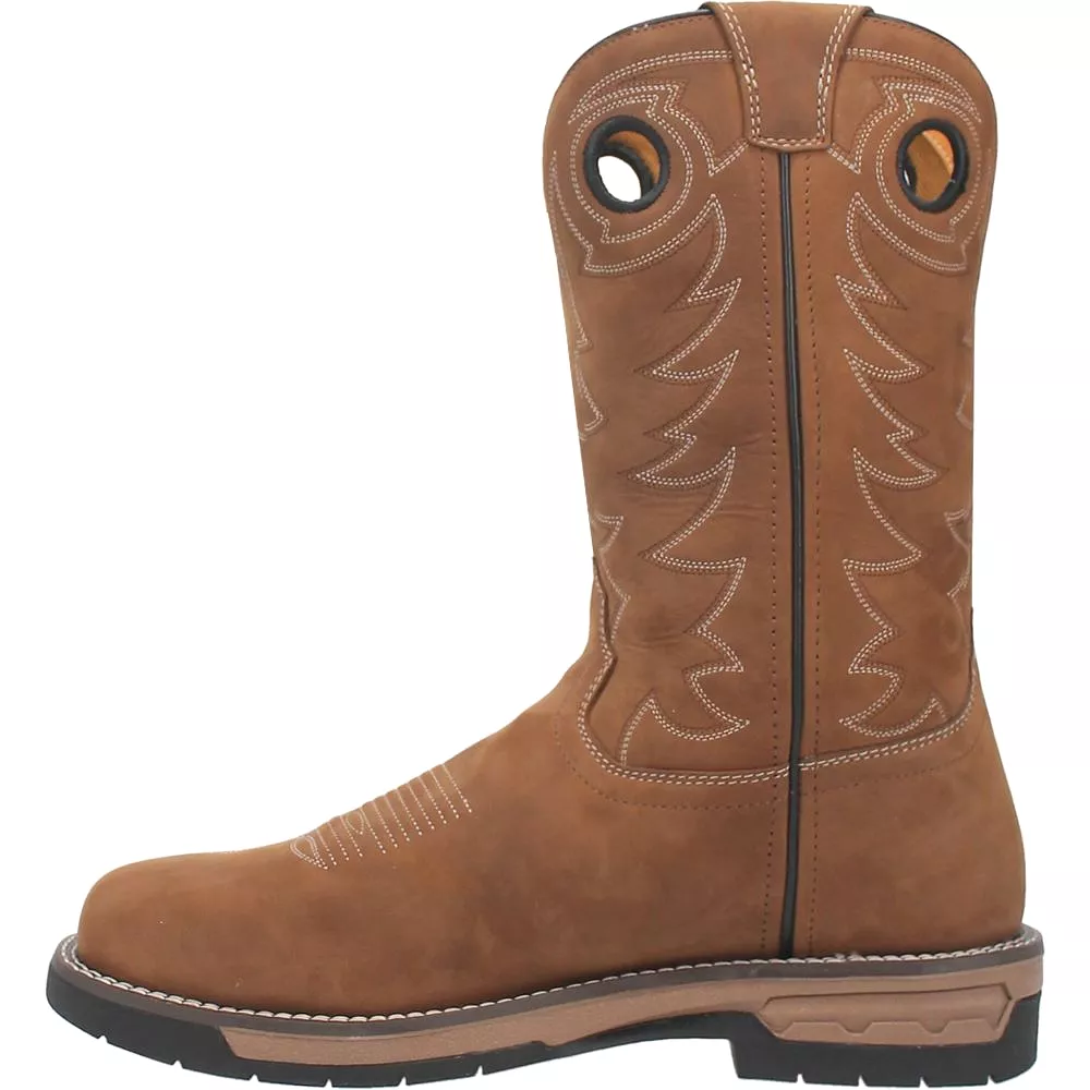 'Laredo' Men's 11 Decker Western Square Steel Toe -  Brown