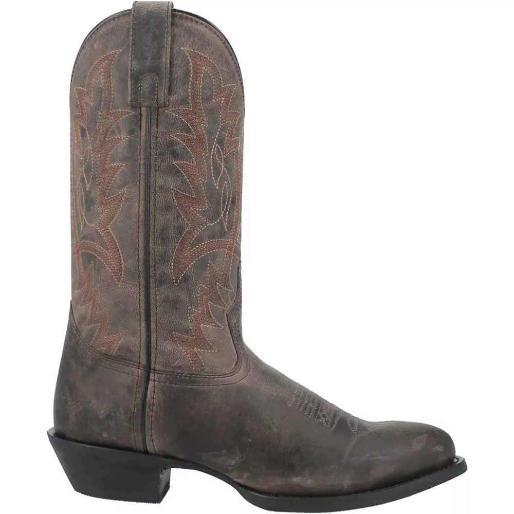 'Laredo' Men's 12 Weller Western Round Toe - Grey