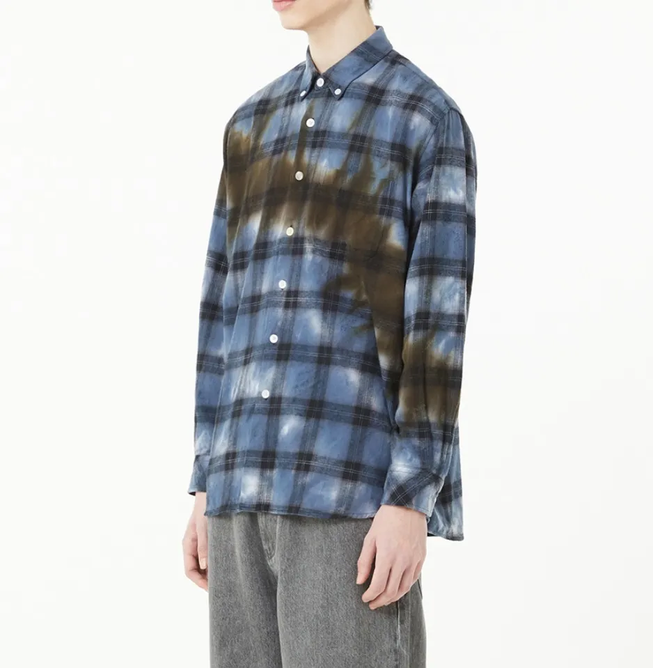 LMC  |[ LMC ]★TIE DYE PLAID SHIRT