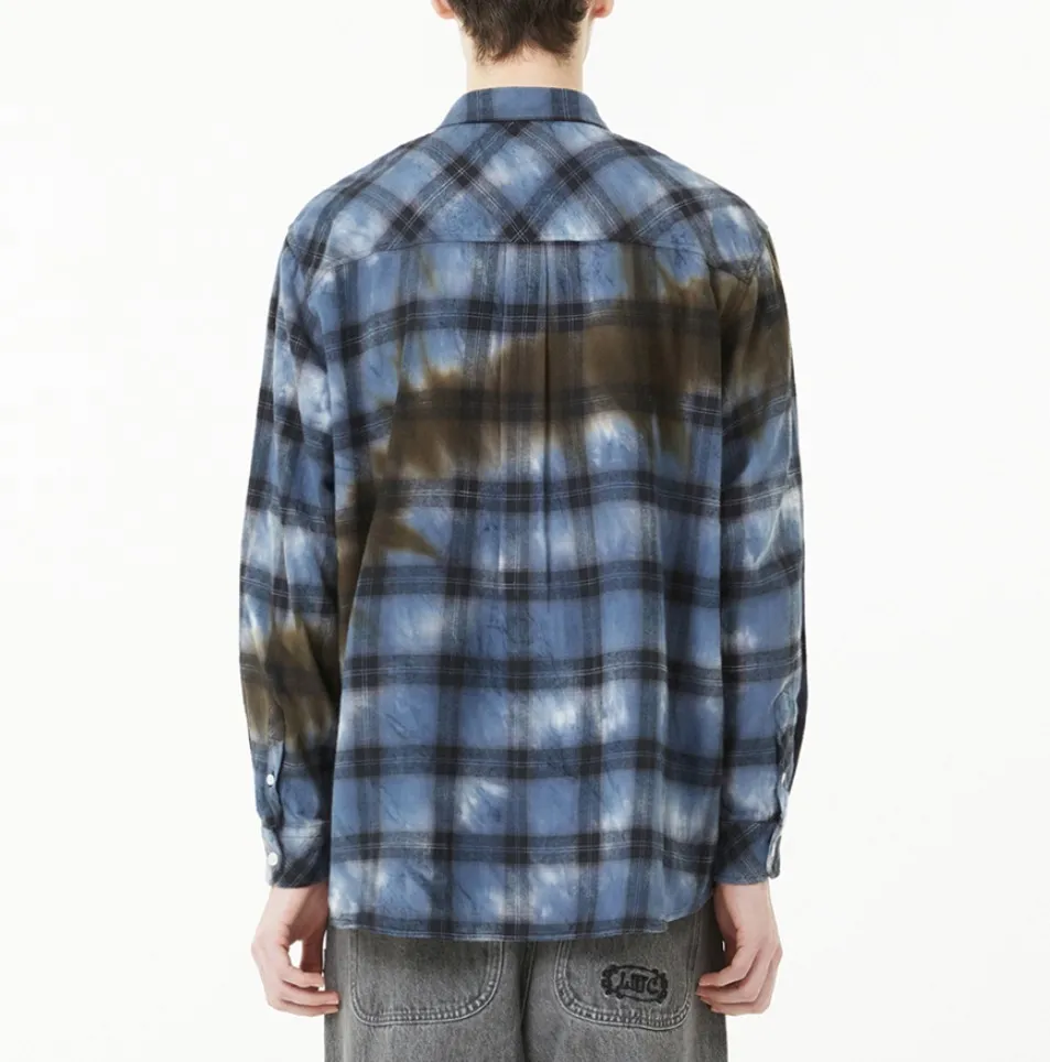 LMC  |[ LMC ]★TIE DYE PLAID SHIRT