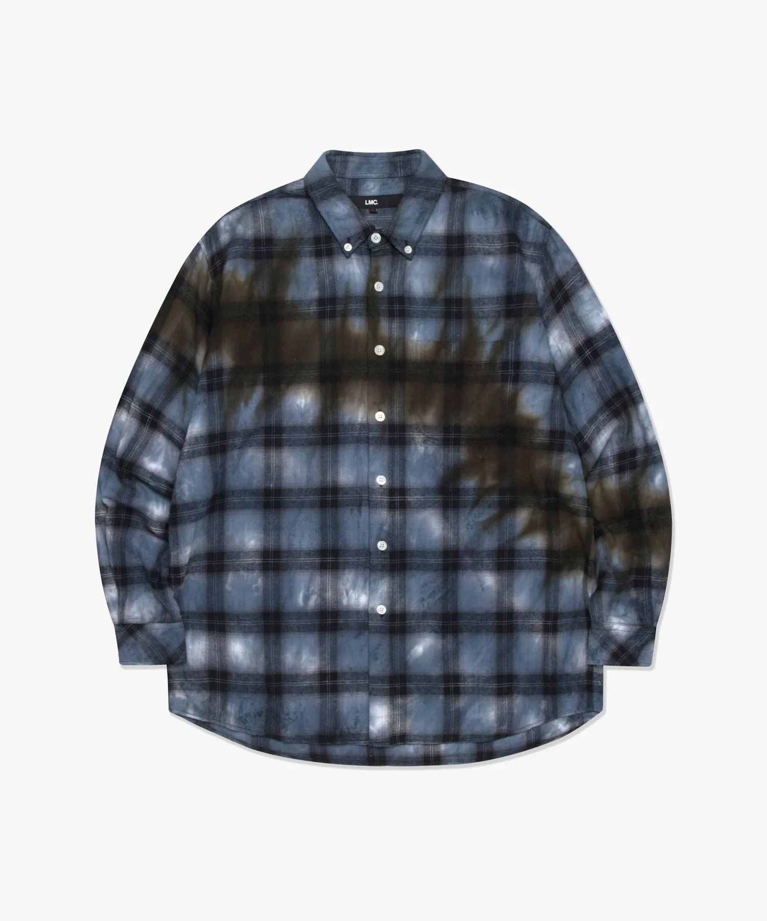 LMC  |[ LMC ]★TIE DYE PLAID SHIRT