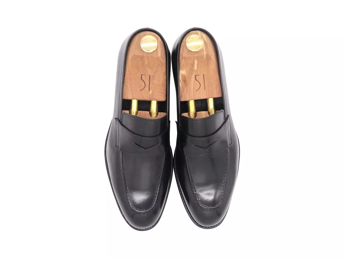 Lorens Men's Calf Leather Loafers - Black