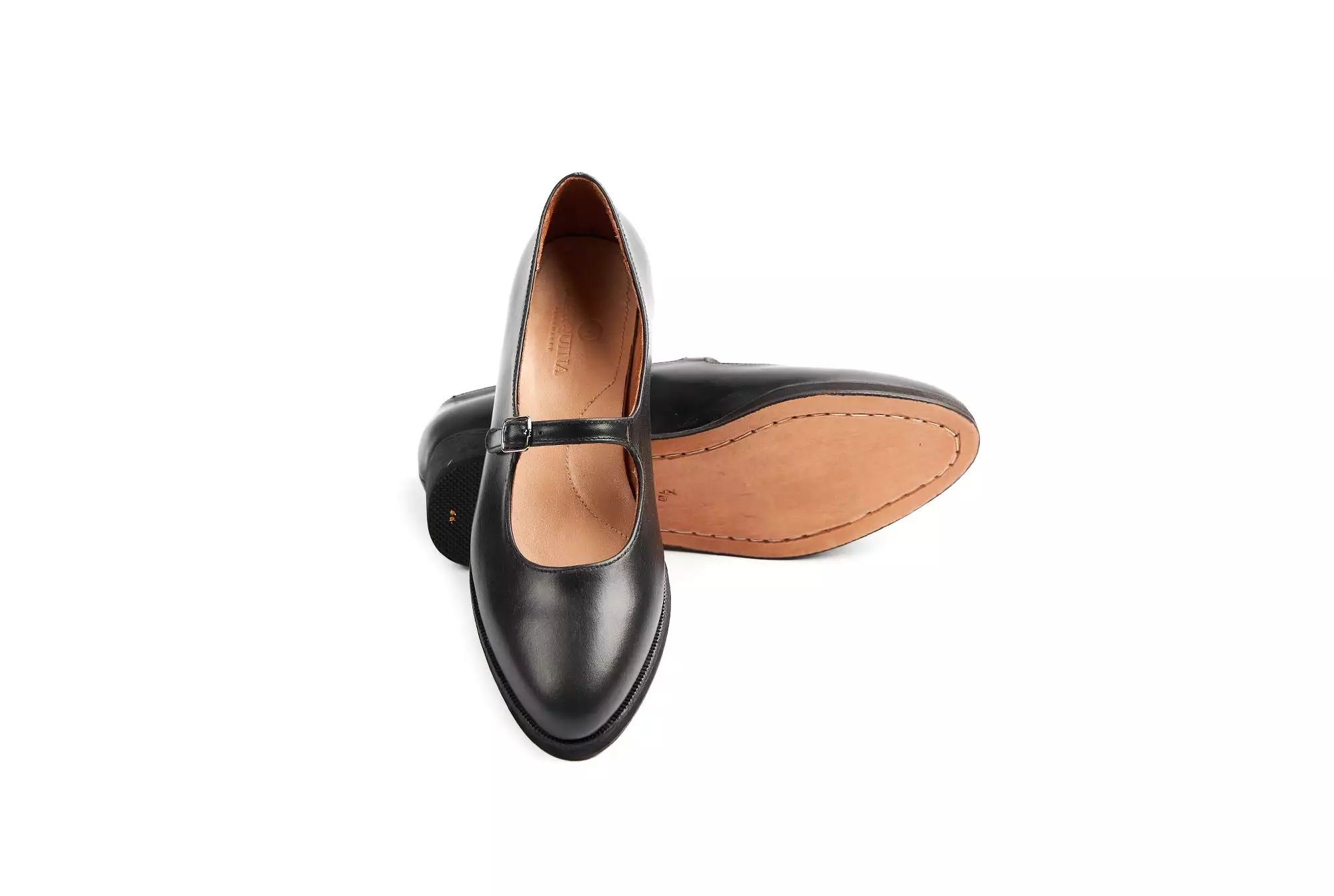 Mary Jane Flats - Black Noir