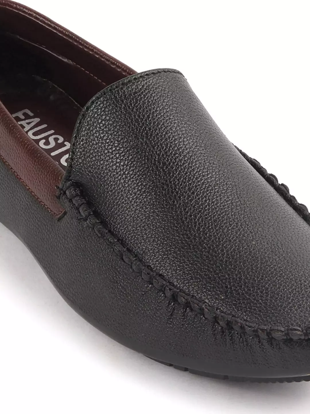 Men Black Loafers and Mocassins Casual Shoes