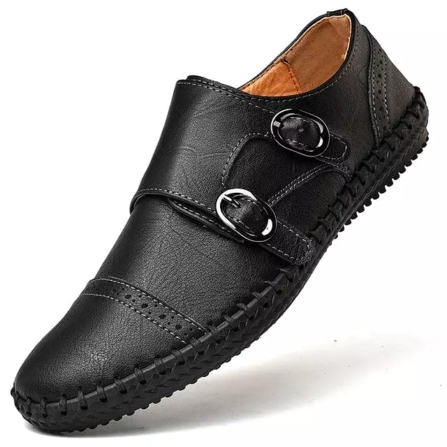 Men Breathable Leather Loafers