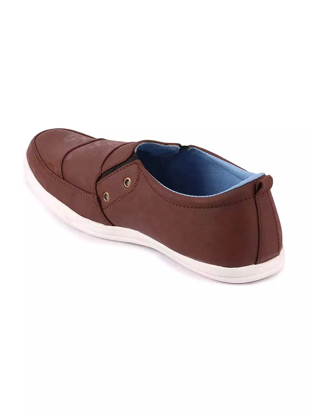 Men Brown Casual Slip-On Loafers