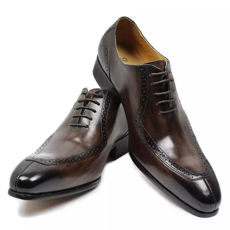 Men  Dress Shoes -  Bocelli Luxury Leather Shoes