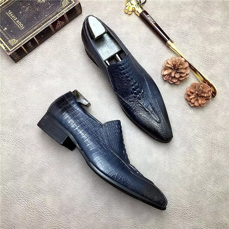 Men  Dress Shoes -  Ucello Pointed Toe Leather Shoes