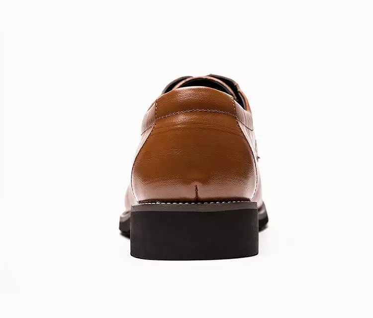 Men  Dress Shoes -  Wingtip Leather Shoes