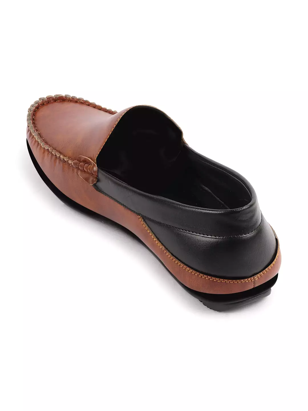 Men Tan Casual Slip-On Loafers