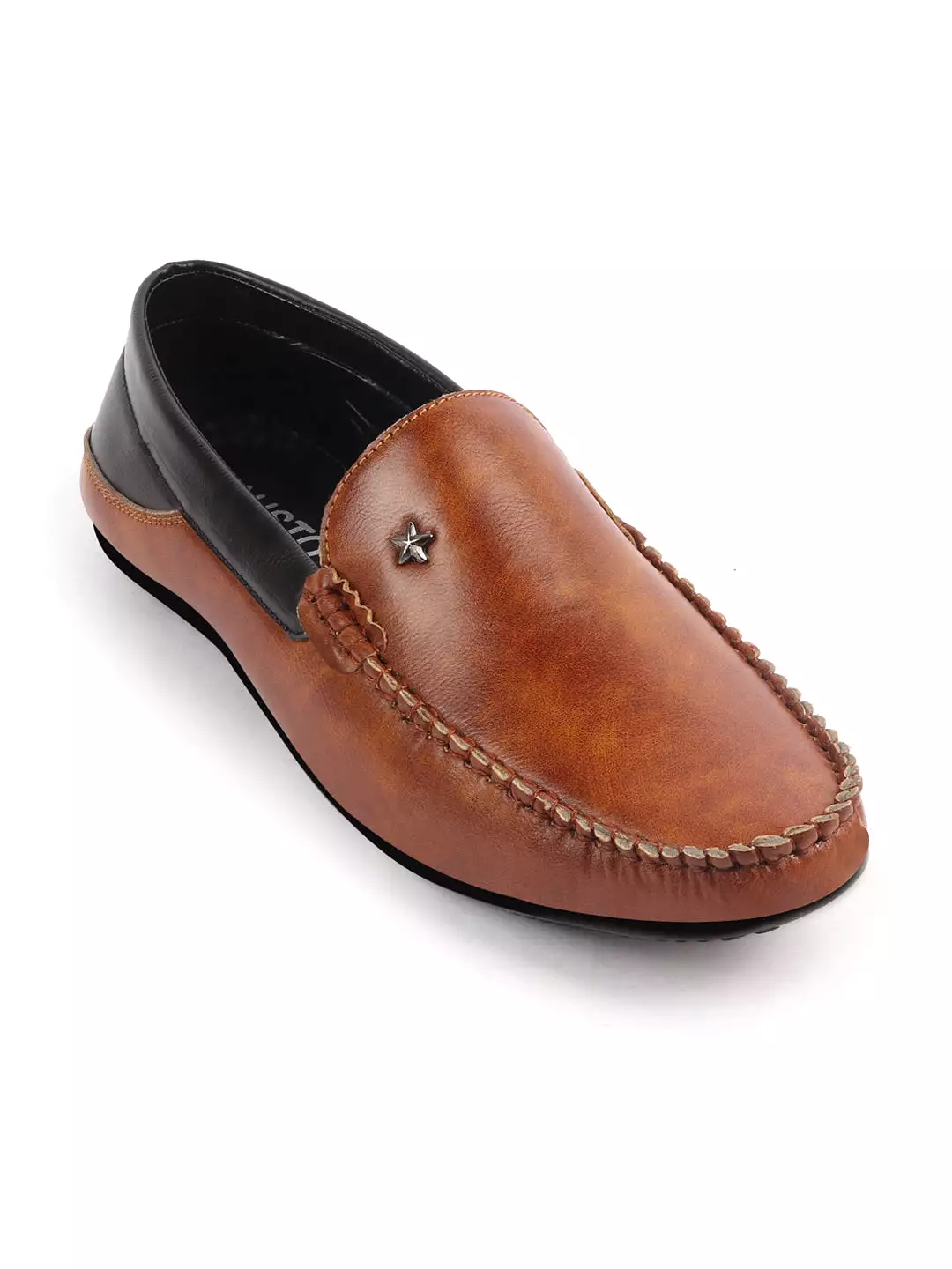 Men Tan Casual Slip-On Loafers