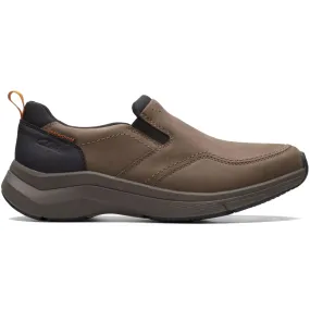 Men’s Clarks Waterproof Wave 2.0 Edge Moc – Dark Taupe