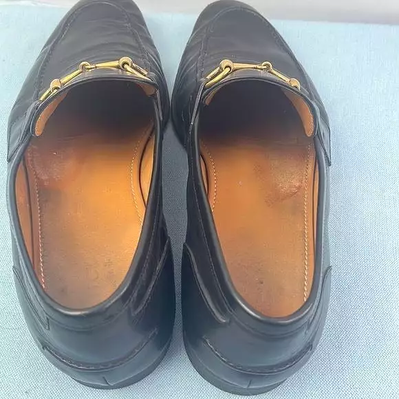 Men’s Black Loafers with Bit Buckle Gucci