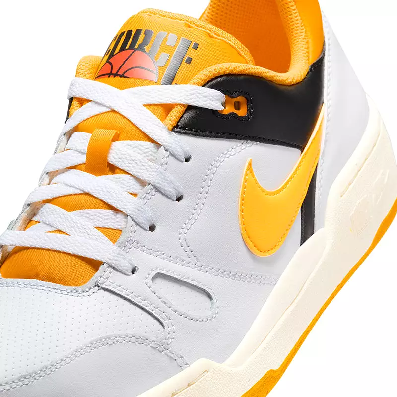 Men's Full Force Low White/University Gold/Black