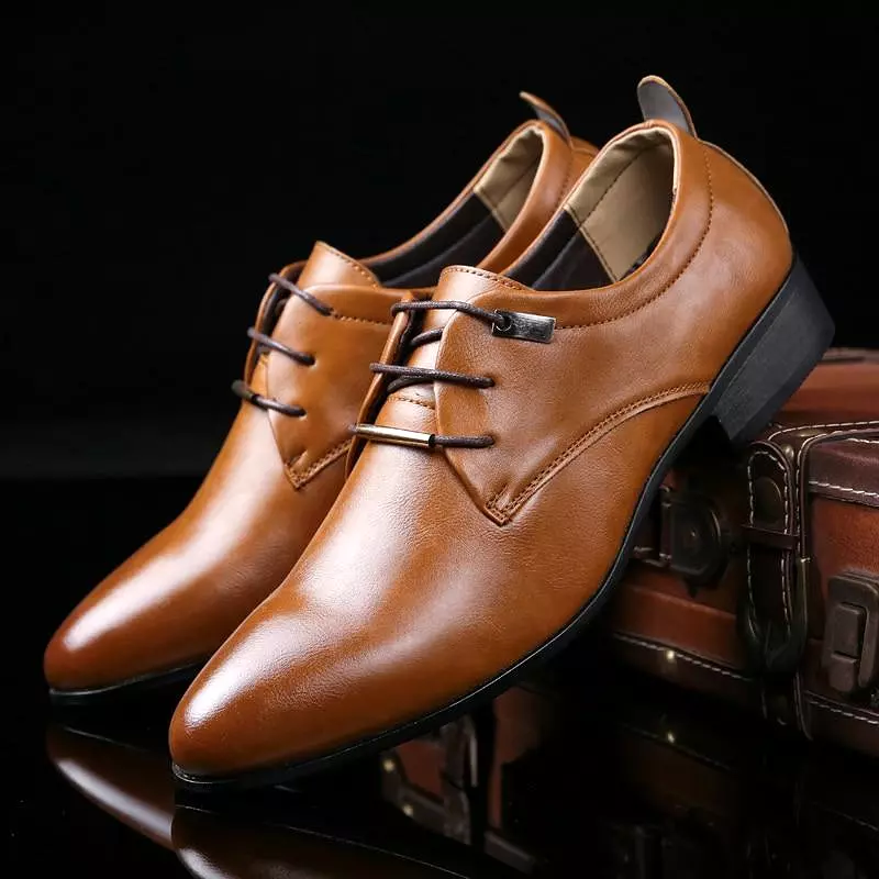 Men's Oxfords Formal Dress Leather Shoes