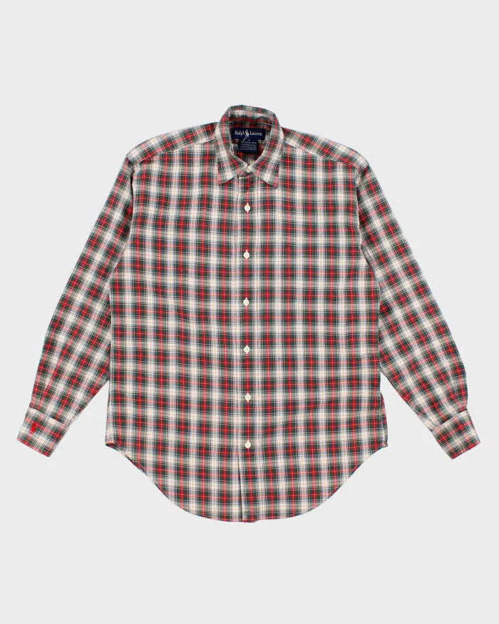 Men's Ralph Lauren Checked Button Up Shirt - M