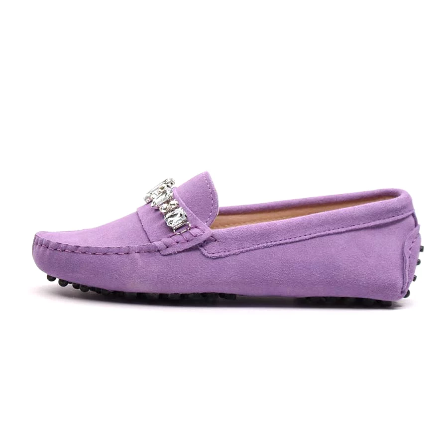 MIYAGINA Leather Women Shoes Fashion Flats Driving Moccasins Loafers