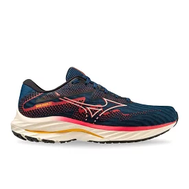 Mizuno Men's Wave Rider 27 - Blue Opal/Papyrus