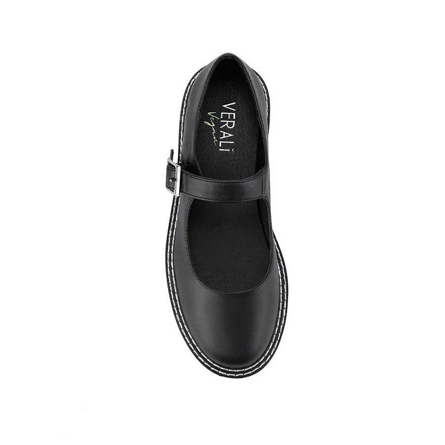 Nene Chunky Mary Jane Loafers - Black