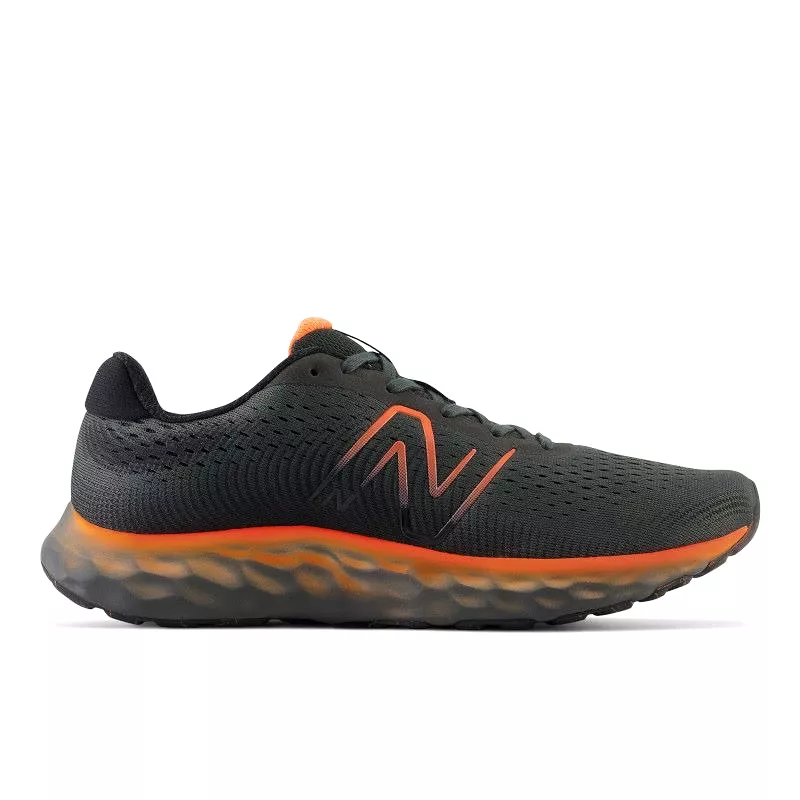 'New Balance' Men's 520v8 Running Shoe - Black / Hot Marigold