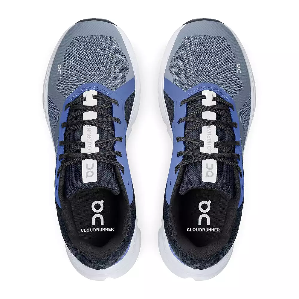 On Men's Cloudrunner - Metal/Midnight